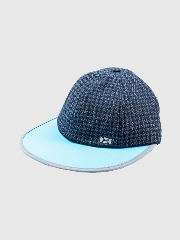 復古格紋寬版棒球帽