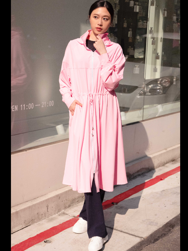 HOSEA DETACHABLE STAND COLLAR HOODED JACKET